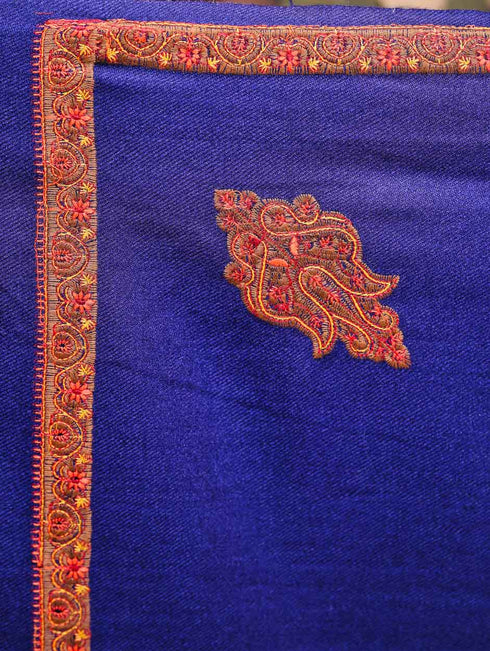 Women's Hand Embroidery Wool Shawl